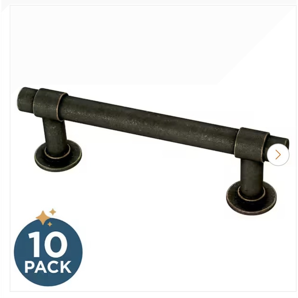 NEW Drawer or Door Handles in Warm Chestnut- 10 Pack
